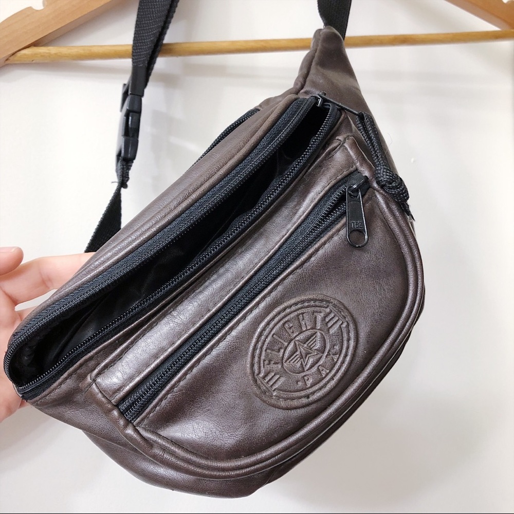 Flight Pax 90’s faux leather fanny pack